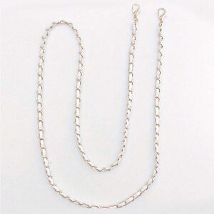 NWT Metal White Chain Strap